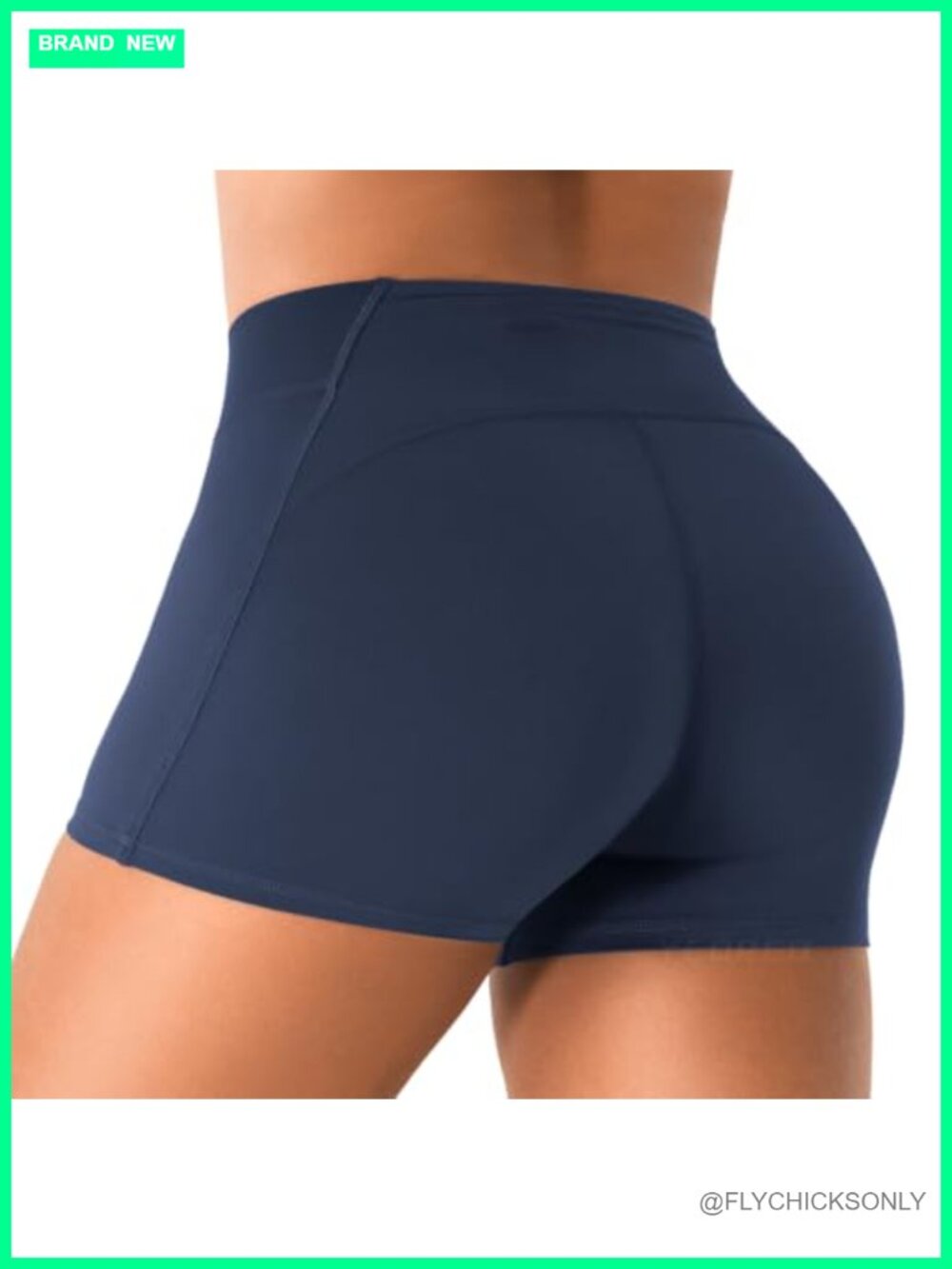 Low Rise Biker Shorts with Pocket 3.6" Inseam Seamless Front Gym Yoga
